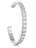 The Luna Moissanite Pavé Bangle