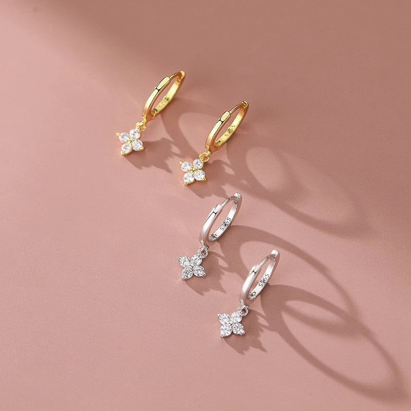 The Clover Brilliance Suite | D-Color Moissanite & S925 Silver