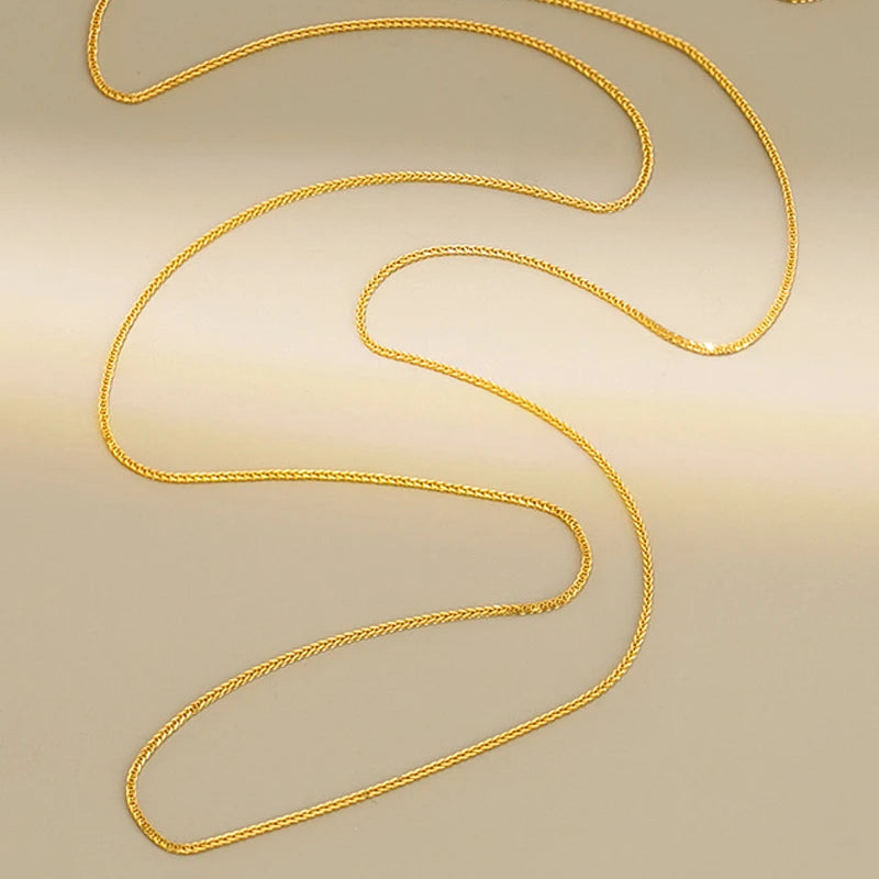 The 18K Signature Chopin Chain | AU750 High-Lustre Solid Gold