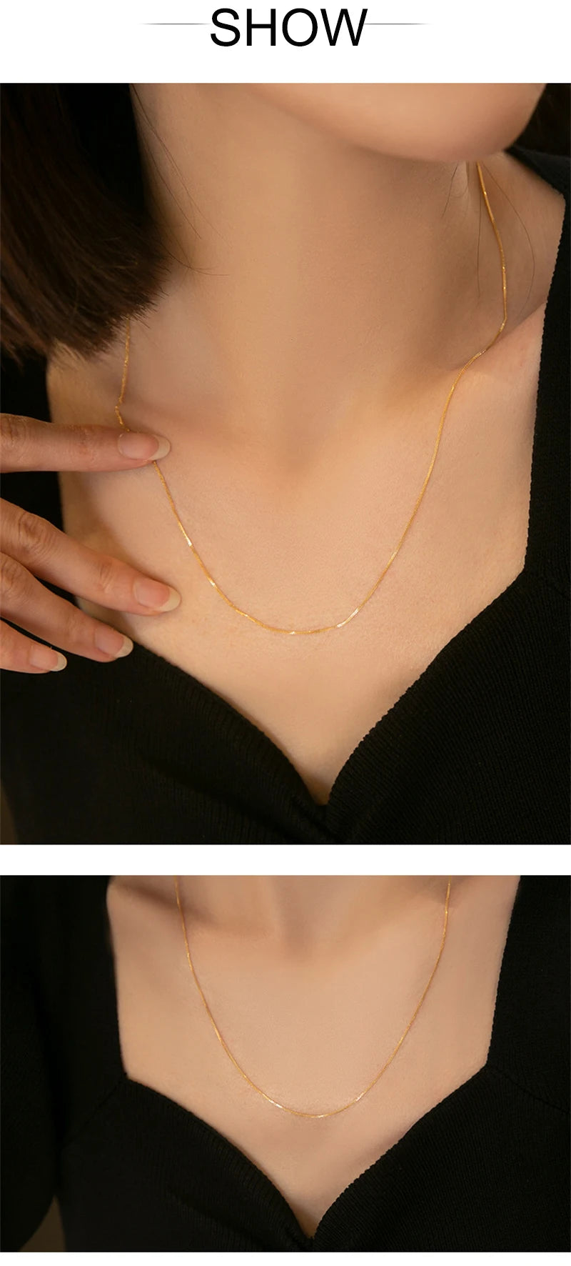 The 18K Signature Chopin Chain | AU750 High-Lustre Solid Gold