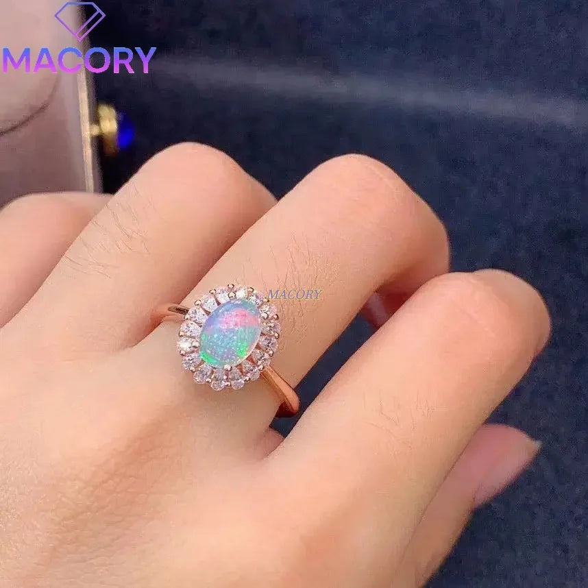The Australian Fire Opal Heritage Suite | Natural Australian Opal & S925 Silver