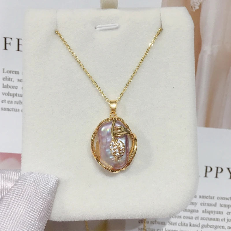 The Hera Baroque Pearl Suite | Natural Freshwater Pearls & 18K Gold Finish