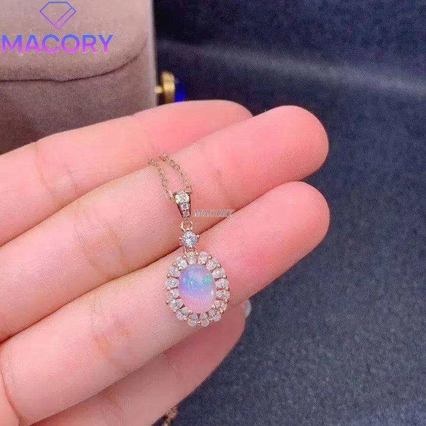 The Australian Fire Opal Heritage Suite | Natural Australian Opal & S925 Silver