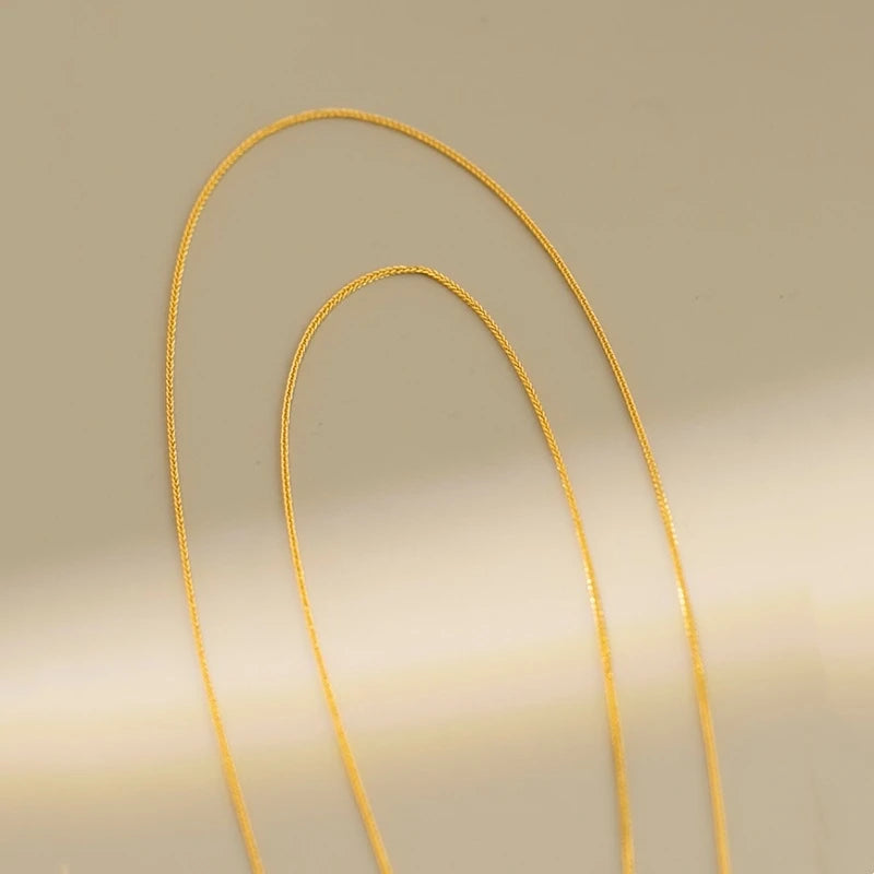 The 18K Signature Chopin Chain | AU750 High-Lustre Solid Gold