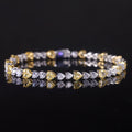 The Canary Heart Eternal Bracelet | Icy White & Yellow Diamond-Fire CZ