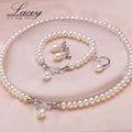 The Eternal Bloom Pearl Suite | Genuine Freshwater Pearls & S925 Silver