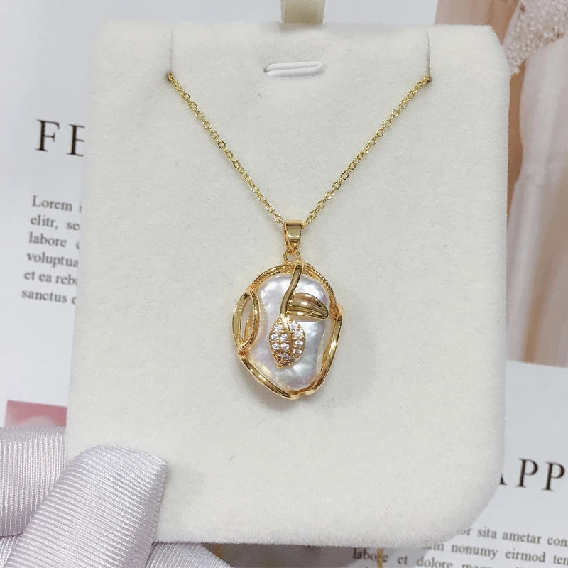 The Hera Baroque Pearl Suite | Natural Freshwater Pearls & 18K Gold Finish