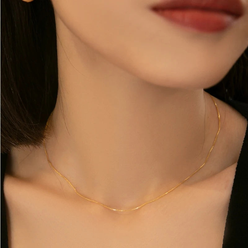 The 18K Signature Chopin Chain | AU750 High-Lustre Solid Gold