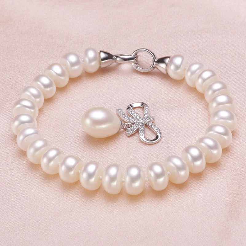 The Eternal Bloom Pearl Suite | Genuine Freshwater Pearls & S925 Silver