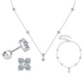 The Clover Brilliance Suite | D-Color Moissanite & S925 Silver