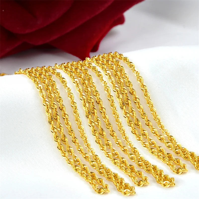 The Heritage Gold Silk Chain | 18K Solid Yellow Gold (AU750)