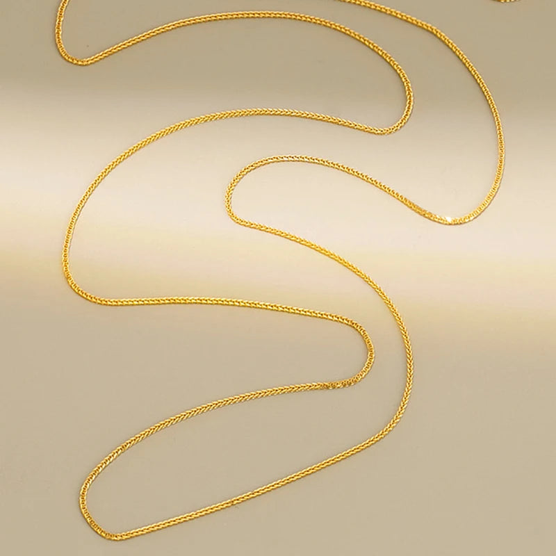 The 18K Signature Chopin Chain | AU750 High-Lustre Solid Gold