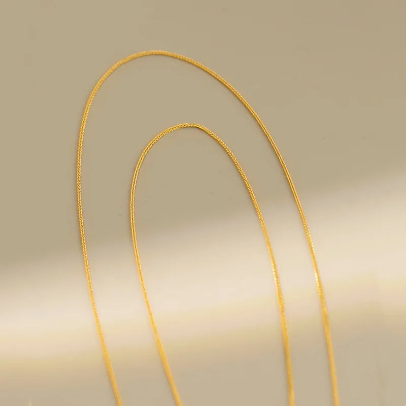 The 18K Signature Chopin Chain | AU750 High-Lustre Solid Gold